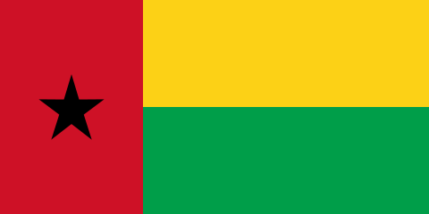 Flaga Gwinei Bissau.