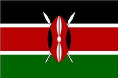 Flaga Kenii.