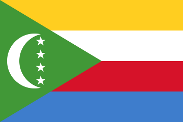 Flaga Komorów.