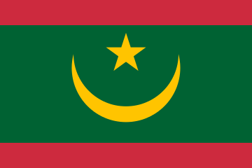 Flaga Mauretanii.