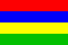 Flaga Mauritiusa.
