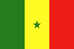 Flaga Senegalu.