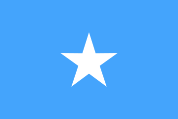 Flaga Somalii.