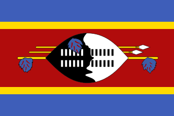 Flaga Suazi.