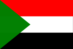 Flaga Sudanu.