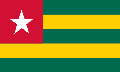 Flaga Togo.
