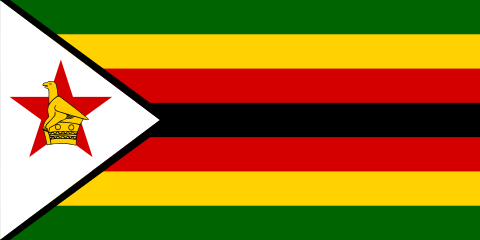 Flaga Zimbabwe.