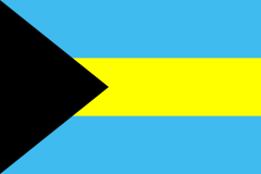 Flaga Bahamów.