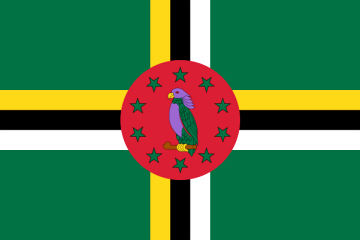Flaga Dominiki.