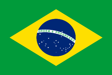 Flaga Brazylii.