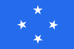 Flaga Mikronezji.