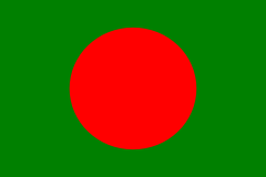 Flaga Bangladeszu.