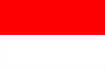 Flaga Indonezji.