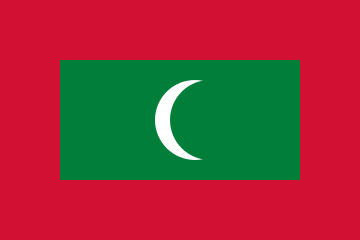 Flaga Malediwów.
