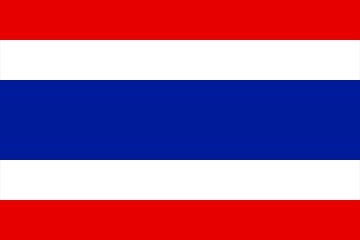 Flaga Tajlandii.