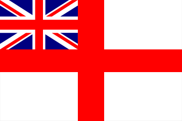 Bandera wojenna Wielkiej Brytanii (Royal Navy).