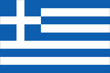 Flaga Grecji.