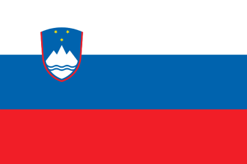 Flaga Słowenii.