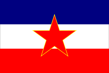 Flaga Jugosławii, 1946-1992.