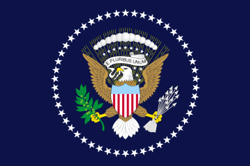 Flaga prezydenta Stanów Zjednoczonych (USA).