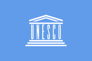 Flaga UNESCO.