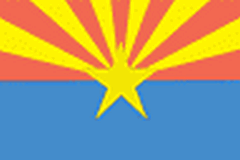 Flaga stanu Arizona (USA).