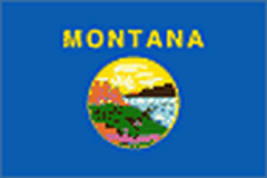Flaga stanu Montana (USA).