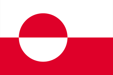 Flaga Grenlandii.