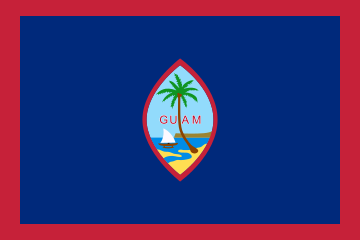 Flaga Guam.